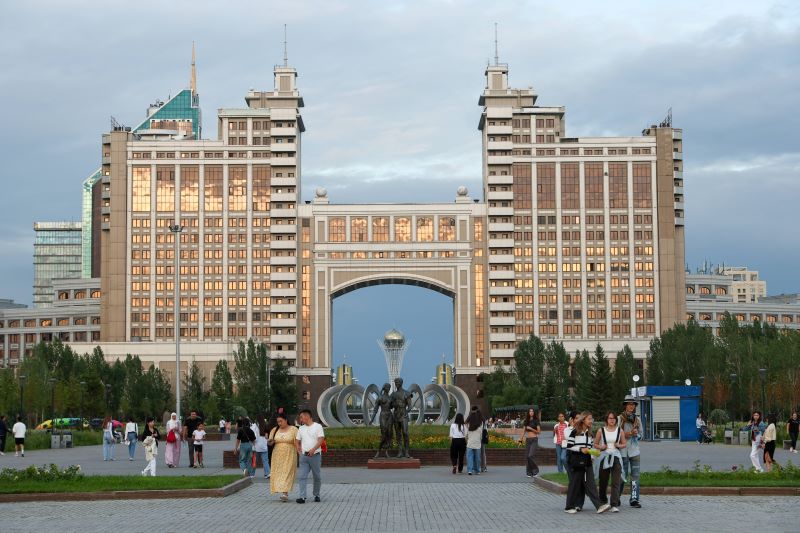 Bajterek-Turm in Astana, Hauptstadt von Kasachstan