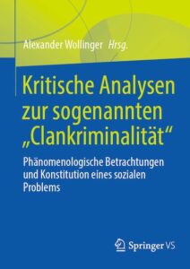 Cover des Sammelbands "Kritische Analysen zur sogenannten Clankriminalität"