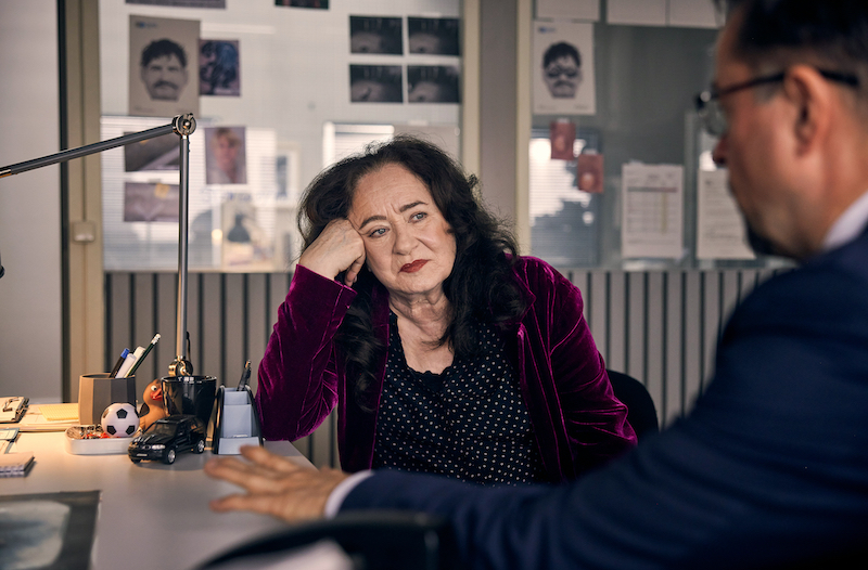 Staatsanwältin Wilhelmine Klemm (Mechthild Großmann) und Rechtsmediziner Dr. Karl-Friedrich Boerne (Jan Josef Liefers) in der Münsteraner "Tatort"-Folge "Der Mann, der in den Dschungel fiel".