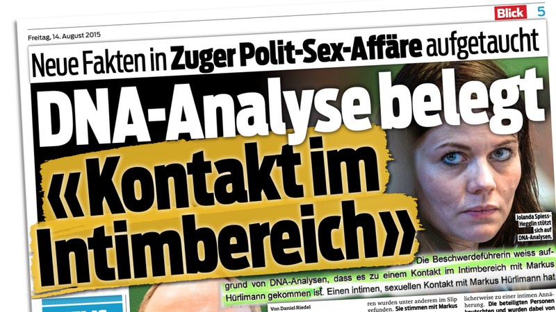 DNA-Analyse belegt "Kontakt im Intimbereich"