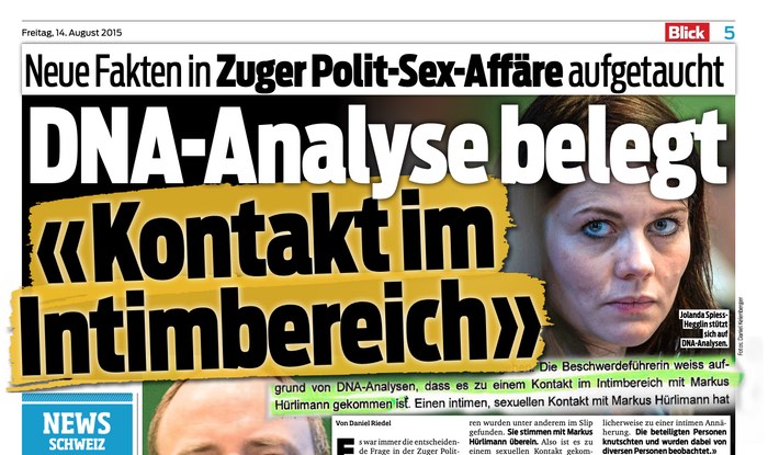 DNA-Analyse belegt "Kontakt im Intimbereich"