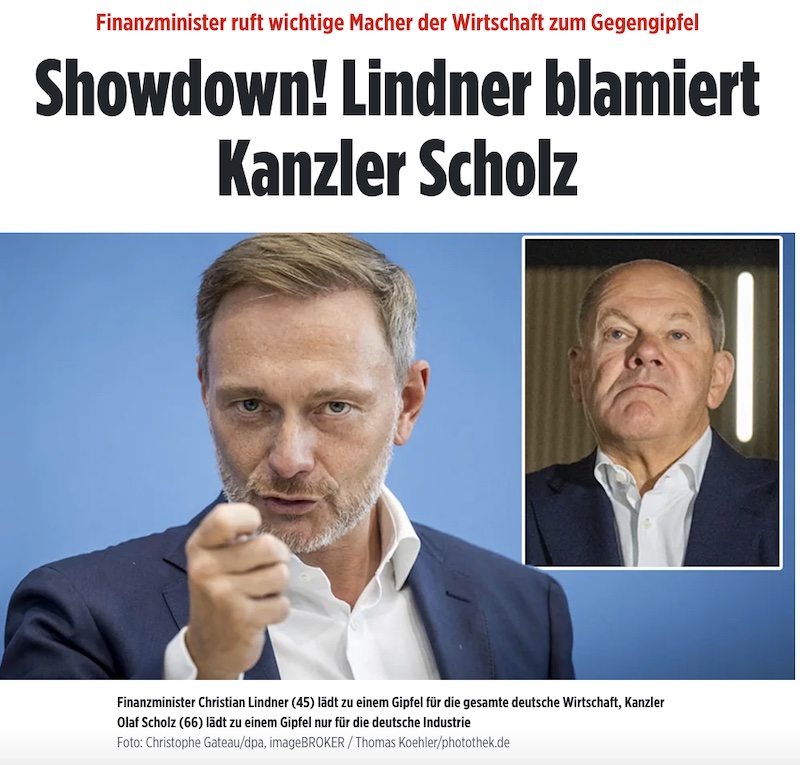 Showdown! Lindner blamiert Kanzler Scholz