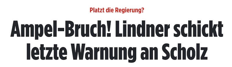 Lindner schickt letzte Warnung an Scholz