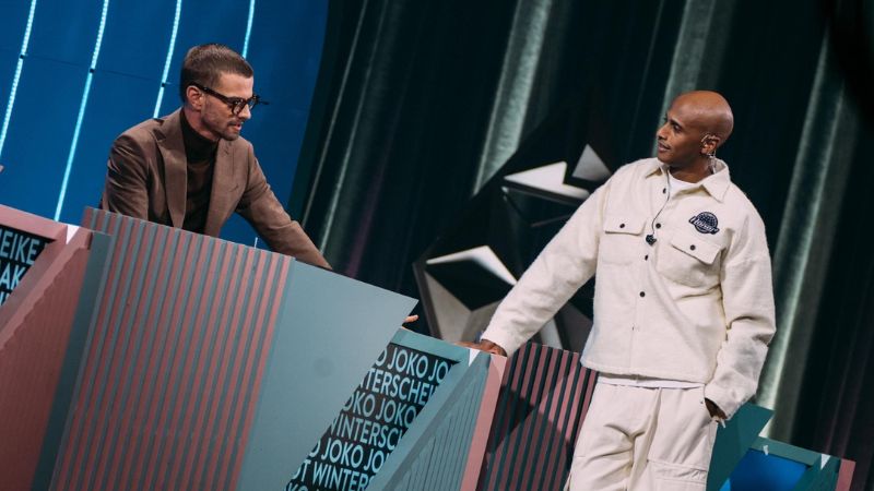 Joko Winterscheidt und Teddy Teclebrhan bei "Wer stiehlt mir die Show?"
