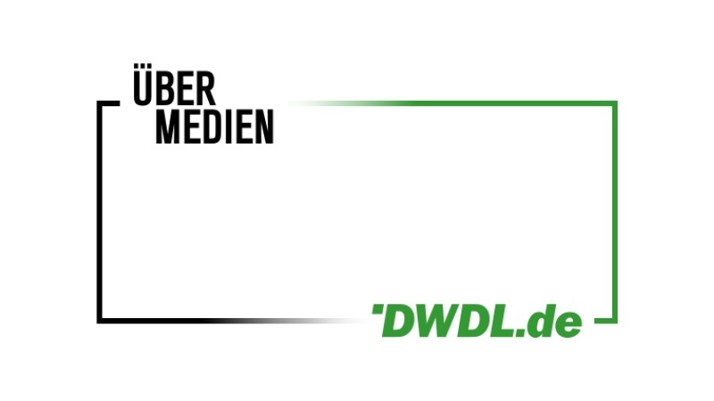 Die Logos von Übermedien und DDL.de.