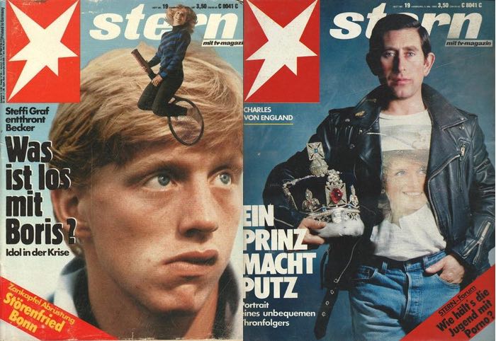 "Stern"-Cover mit Boris Becker und Prince Charles