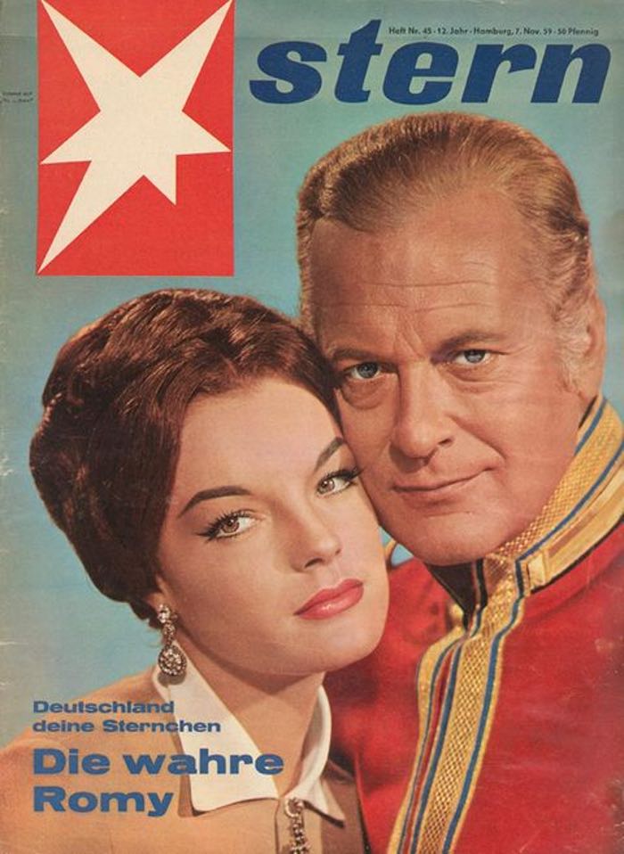 "Stern"-Cover mit Romy Schneider und Curd Jürgens