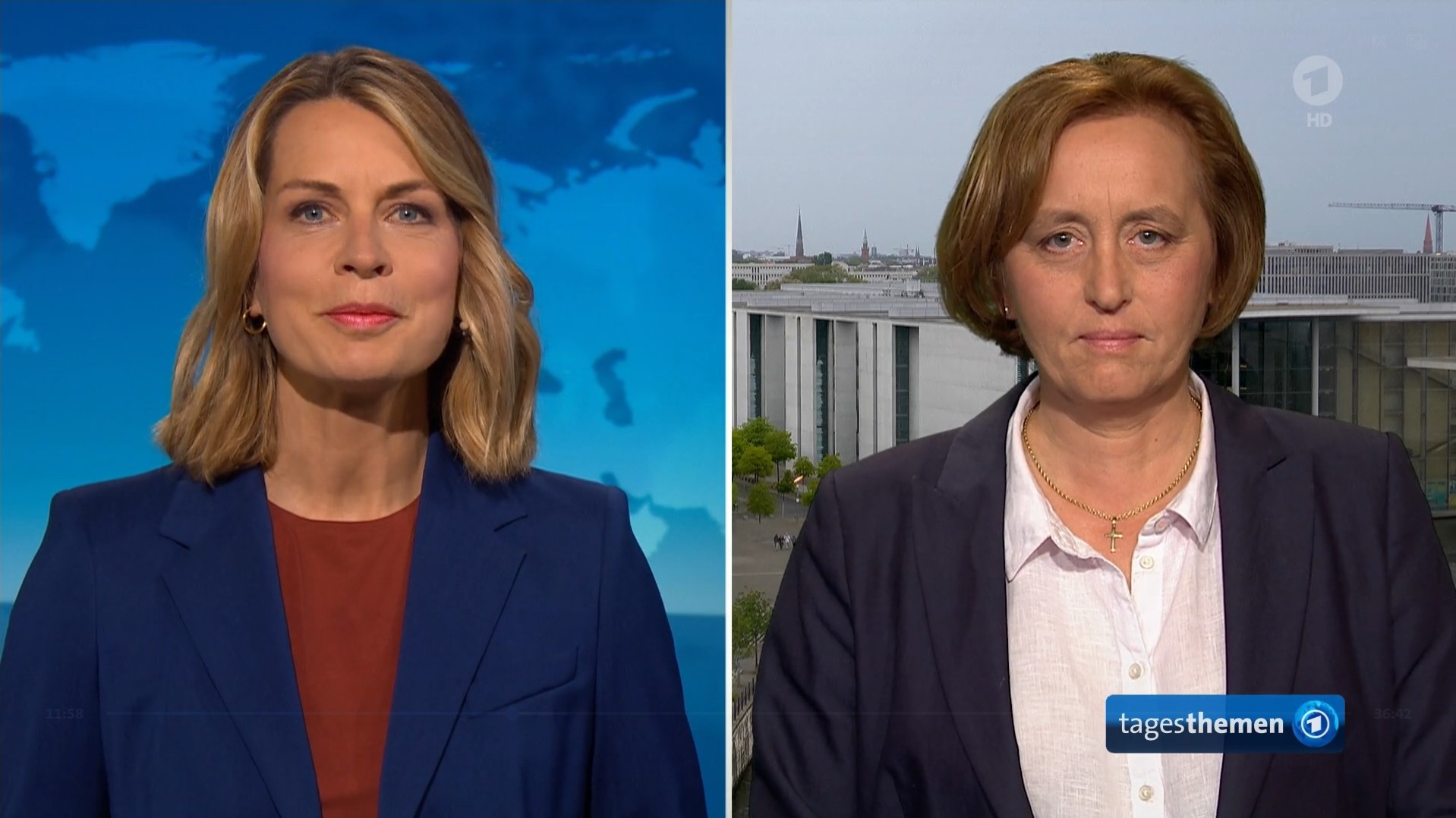 Beatrix von Storch in Interview in den "Tagesthemen" am 2. Mai 2025