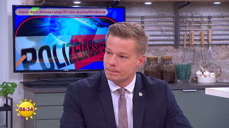 Polizeigewerkschafter Ostermann im Sat.1-Frühstücksfernsehen