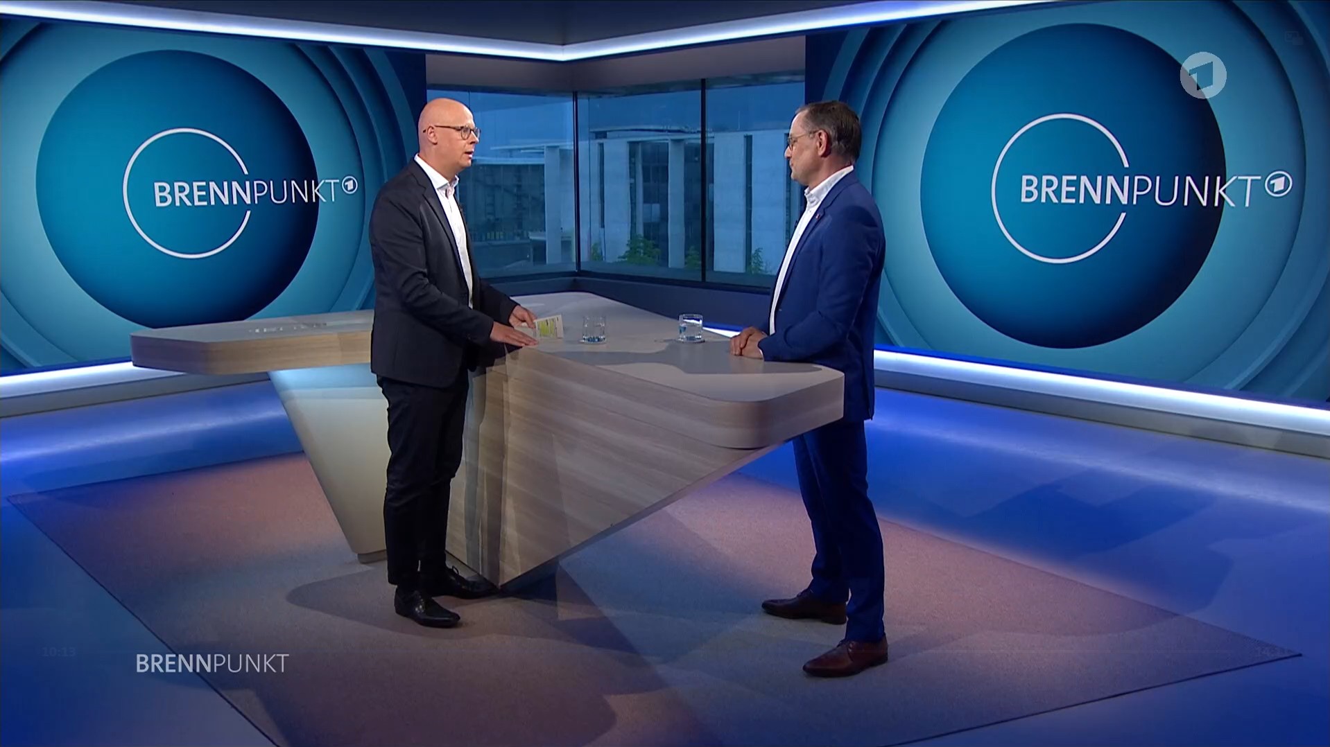 Tino Chrupalla am 2. Mai 2025 im ARD-"Brennpunkt"
