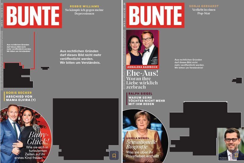 "Bunte"-Titelseiten