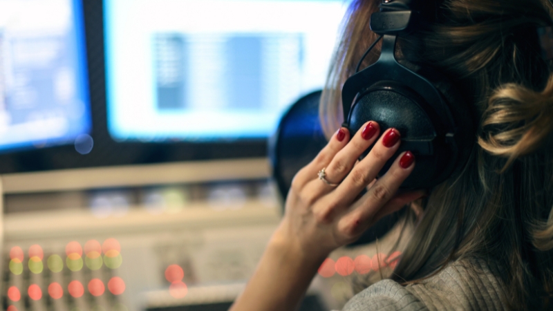 Radiosprecherin
