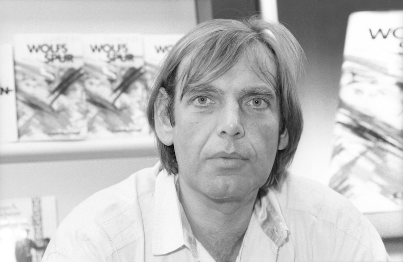 Franz Josef Wagner auf der Buchmesse 1984.