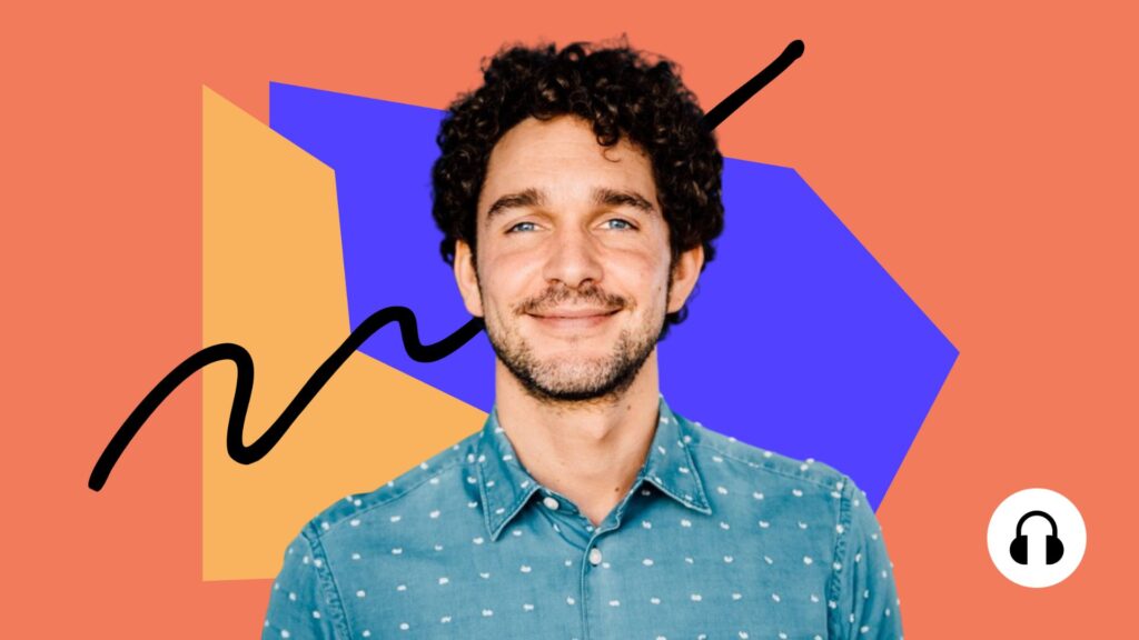 Podcast-Cover mit Felix Rohrbeck