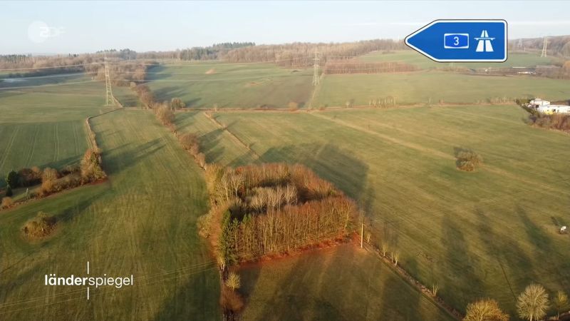 Blick auf Flächen bei Rennerod