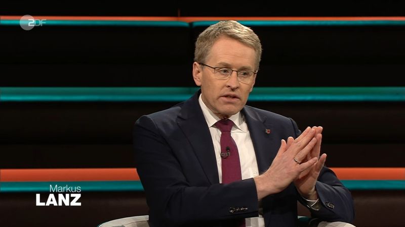 CDU-Ministerpräsident Daniel Günther zu Gast bei Markus Lanz im ZDF
