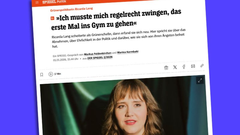 "Spiegel"-Interview mit Ricarda Lang
