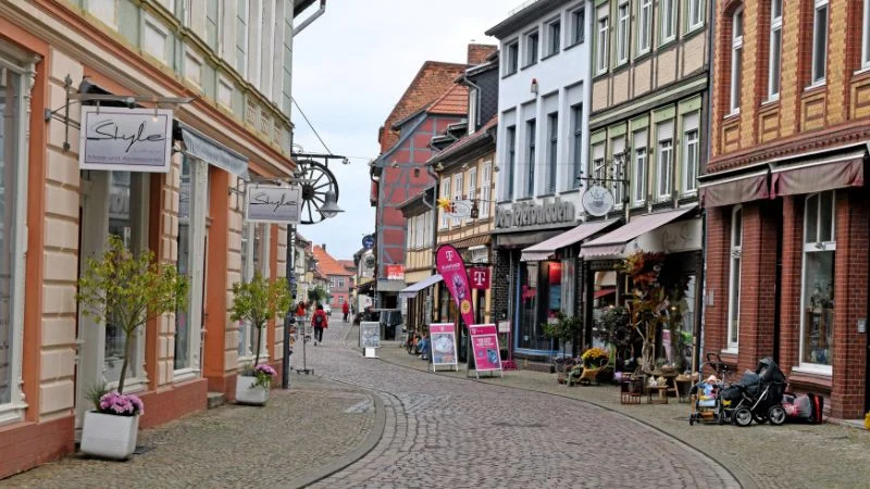 Innenstadt von Salzwedel in der Altmark