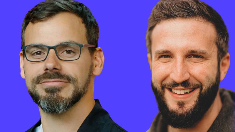 Die beiden Filmemacher Erec Brehmer und Benjamin Rost.
