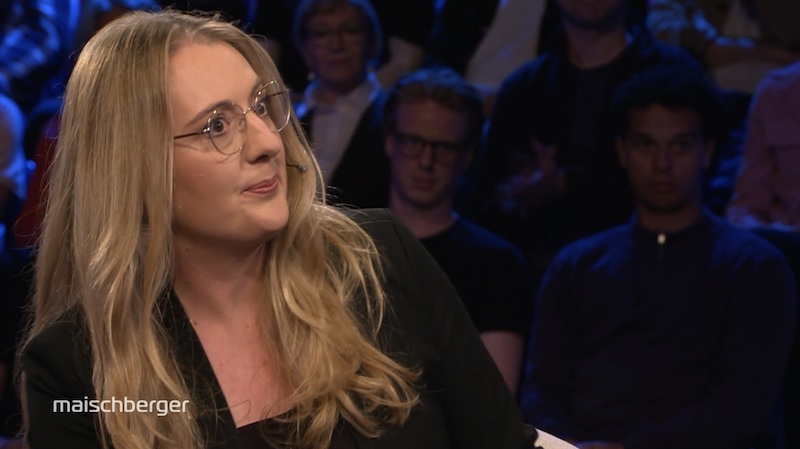 Grünen-Politikerin Katharina Dröge guckt entsetzt.