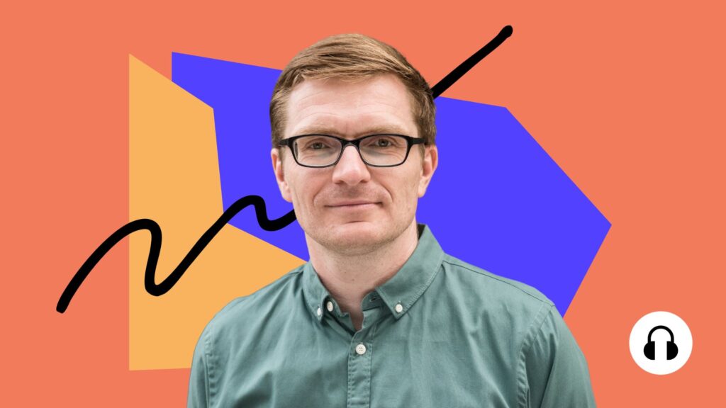 Porträt von Journalist und Podcaster Christian Bollert
