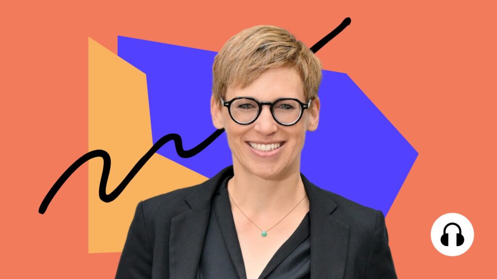 Podcast-Cover mit Swantje Dake, Gründerin von „Unlock“