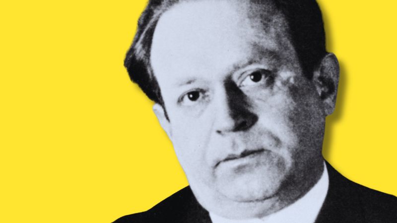 Der Schriftsteller Kurt Tucholsky