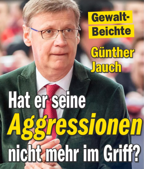 Gewalt-Beichte - Günther Jauch - Hat er seine Aggressionen nicht mehr im Griff?