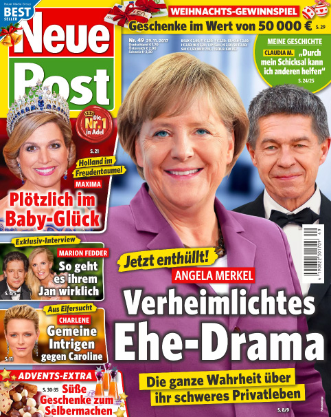 Jetzt enthüllt! - Angela Merkel - Verheimlichtes Ehe-Drama - Die ganze Wahrheit über ihr schweres Privtaleben