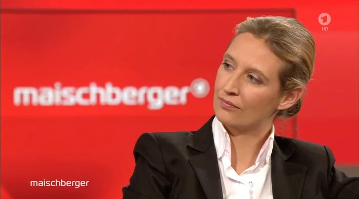 AfD-Politikerin Alice Weidel in der Sendung "Maischberger" (ARD) am 16.3.2016