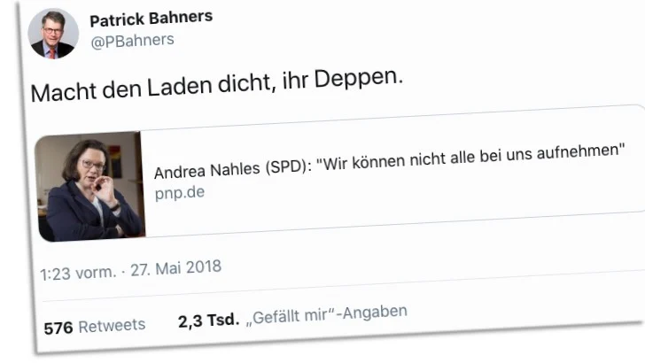 Macht den Laden dicht, ihr Deppen