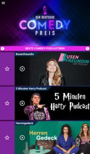 Abstimmung Beste Podcasterinnen Beim Deutschen Comedypreis 2020 Ubermedien