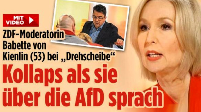 Kollabierende Schlagzeile bei Bild.de
