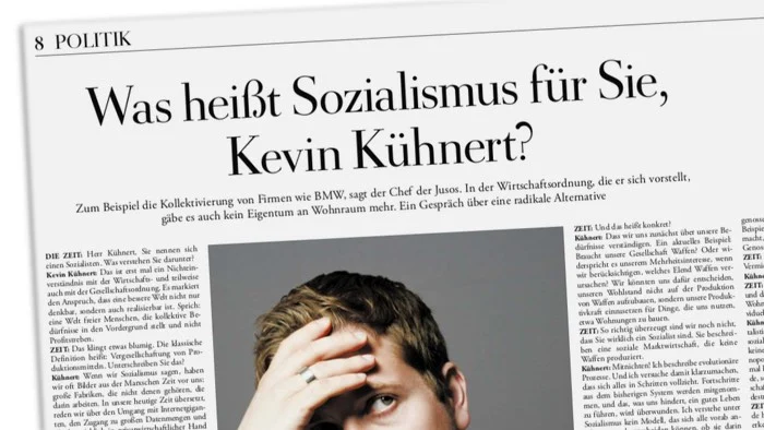 Was heißt Sozialismus für Sie, Kevin Kühnert?
