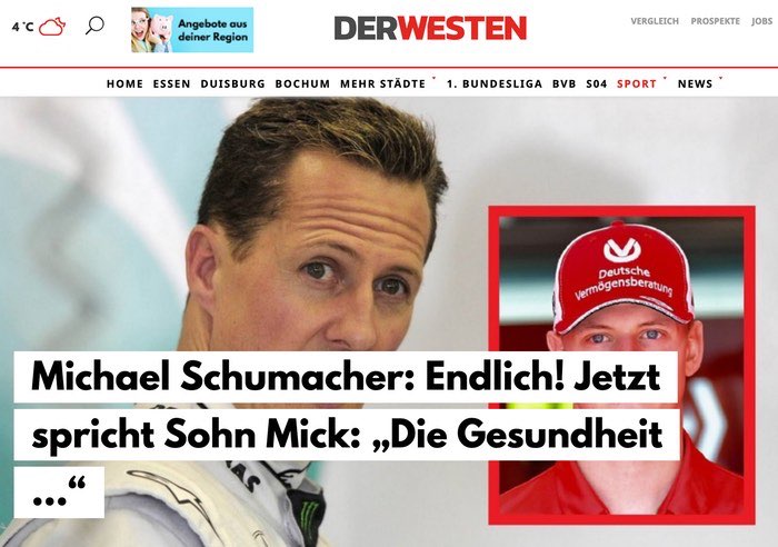 Michael Schumacher: Endlich! Jetzt spricht Sohn Mick: "Die Gesundheit ..."