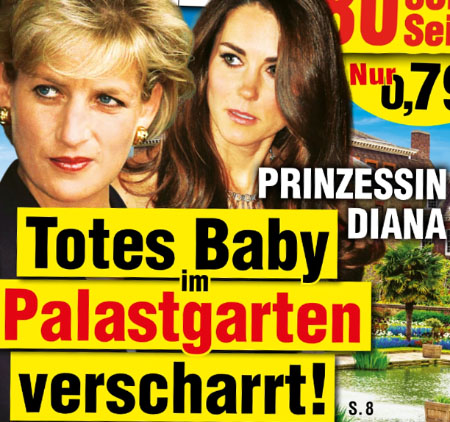 Prinzessin Diana - Totes Baby im Palastgarten verscharrt