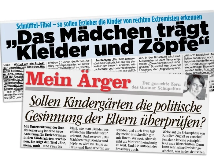 "Das Mädchen trägt Kleider und Zöpfe"