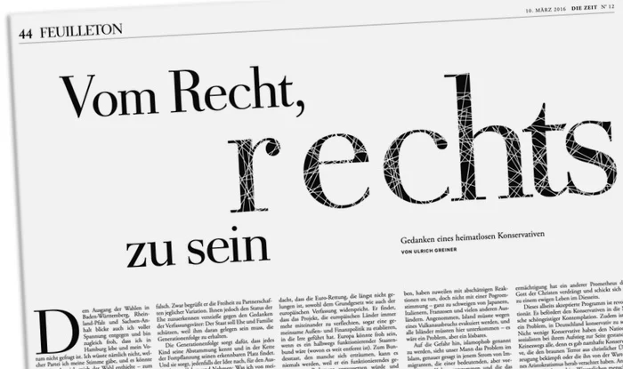 Ulrich Greiner: Vom Recht, rechts zu sein